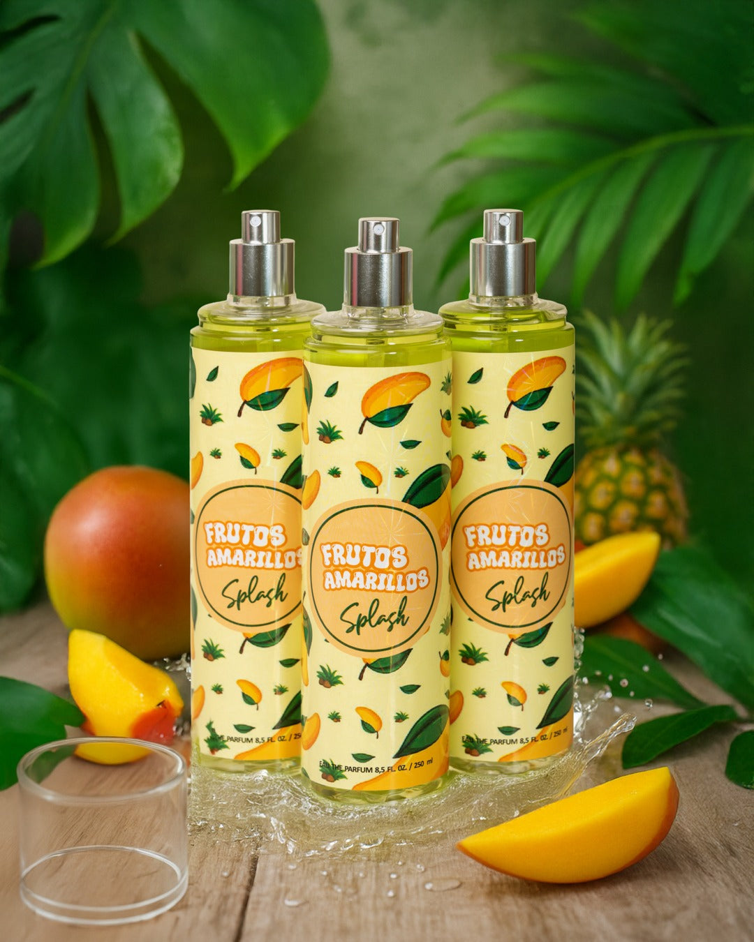 Frutos amarillos perfusplash